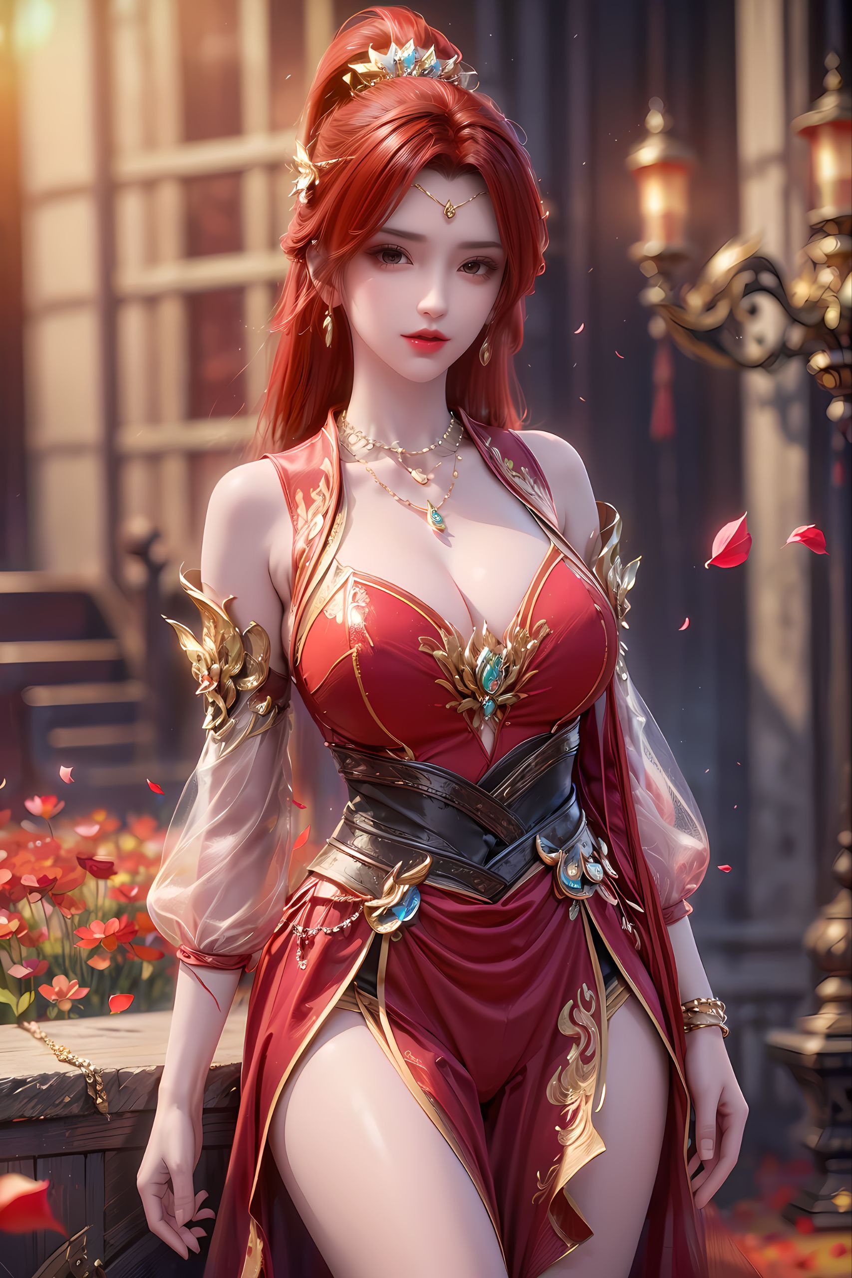 她积极参与